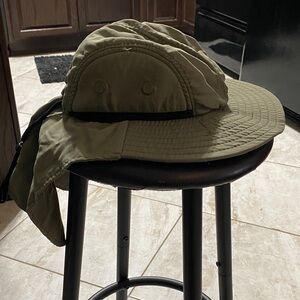Olive Green Outdoor Sun Hat